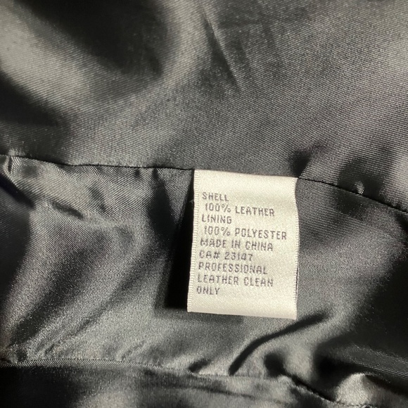 GENUINE BLACK LEATHER VEST TWO WAY ZIP FRONT YKK ZIPPER, FULLY LINED, FITTED - Picture 7 of 9